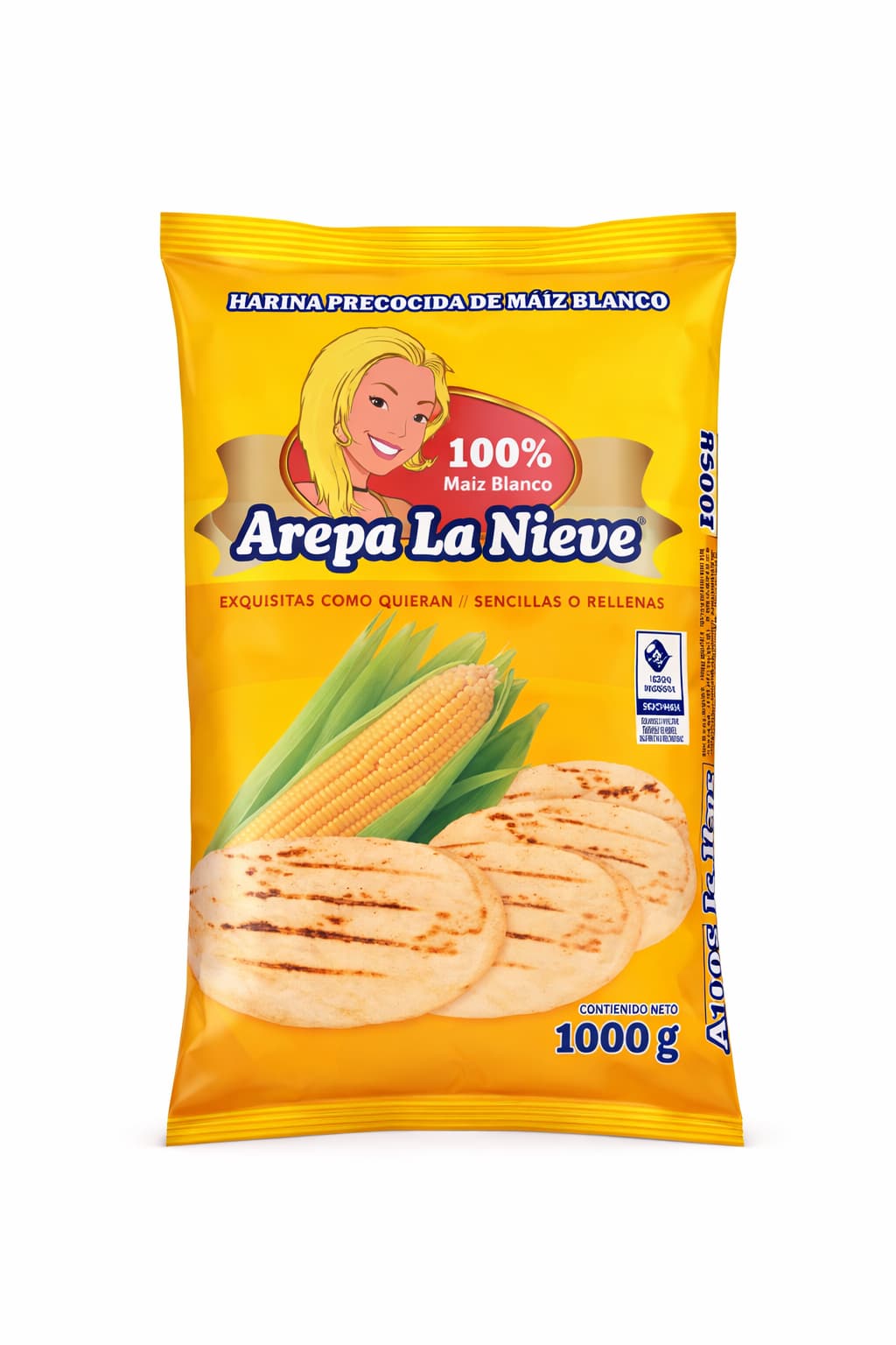 Harina Precocida de Maíz Blanco